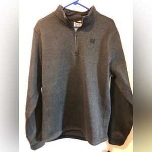 Cinch Pullover sweater 1/4 zip knit style